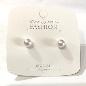 Fashion Jewelry Double-Sided Pearl Earrings (A)182